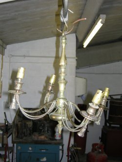 Chanderlier before restoration