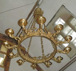 Restored chandelier